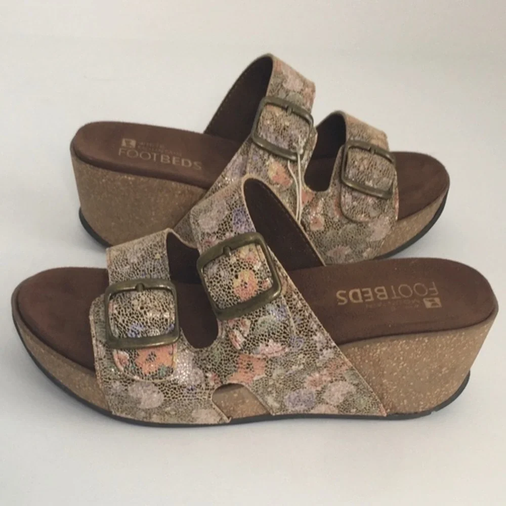 White Mountain Leather Helga Boho Sandals.